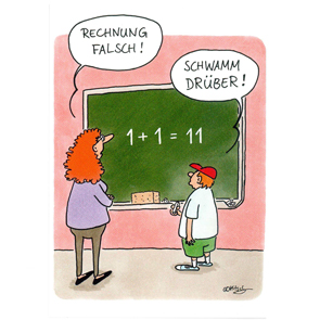 Postkarten-Set "Mathe macht lustig"